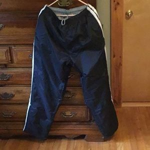 Reversible men’s warm up pants